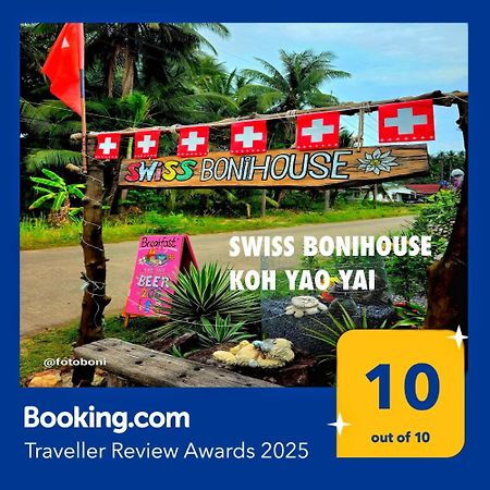 Hotel Swiss Bonihouse Koh Yao Yai Ban Pru Nai Esterno foto